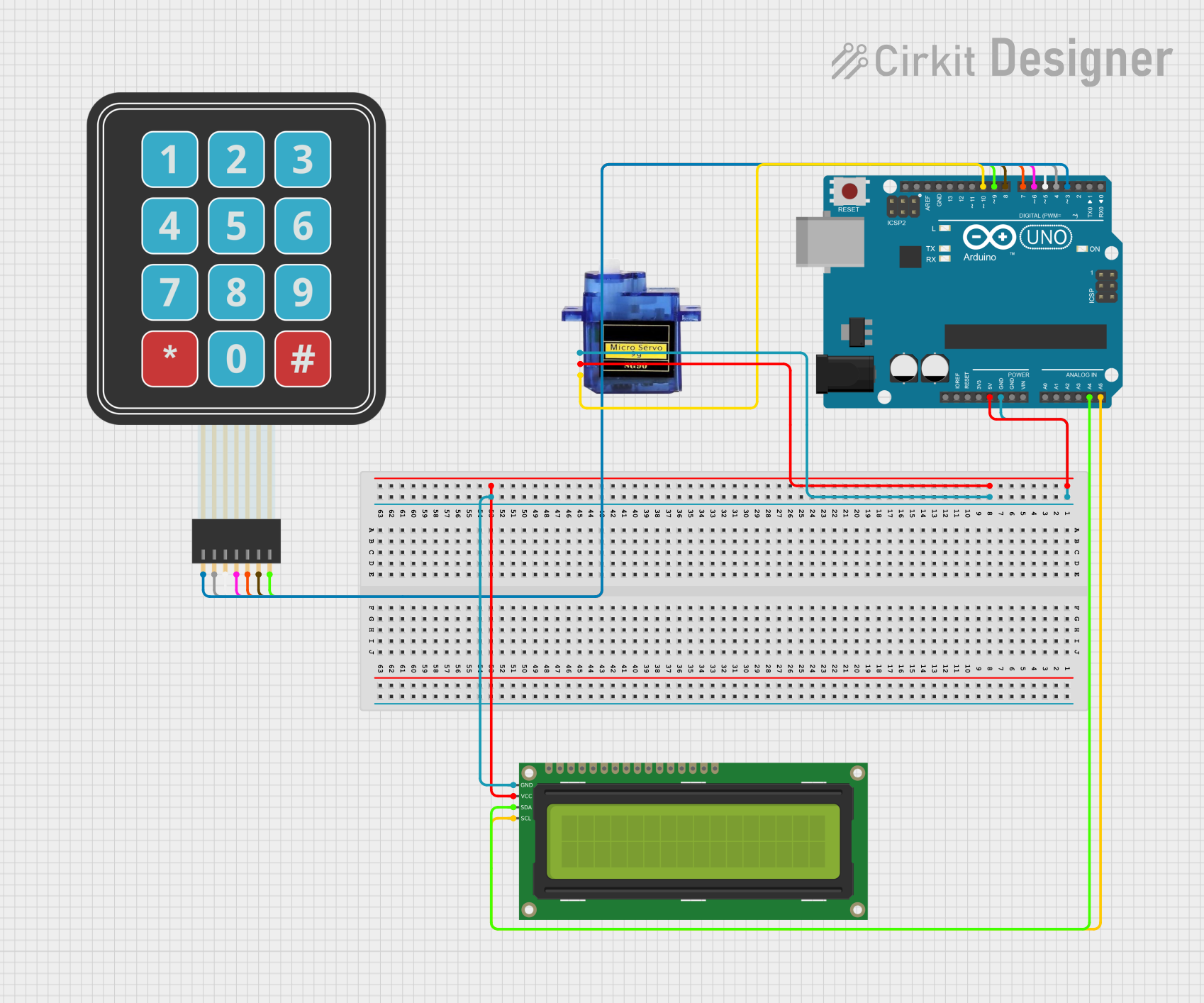 Image of PLD Ferris Wheel: A project utilizing KeyeStudio Uno Prototype PCB in a practical application