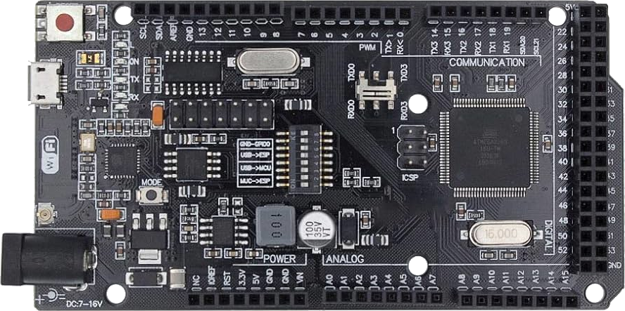 Image of Arduino Mega & ESP8266