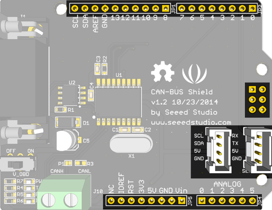 Image of CAN Bus Shield