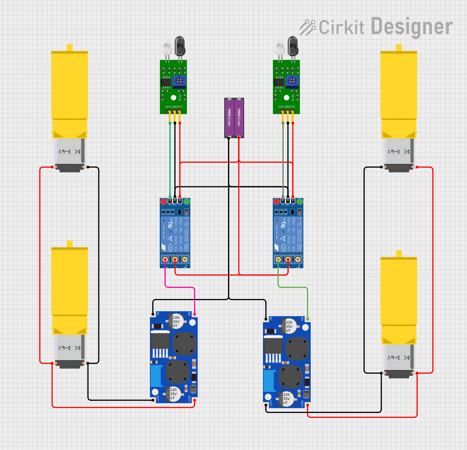 Image of LFR 1: A project utilizing MKE-S11 IR Infrared Obstacle Avoidance Sensor in a practical application