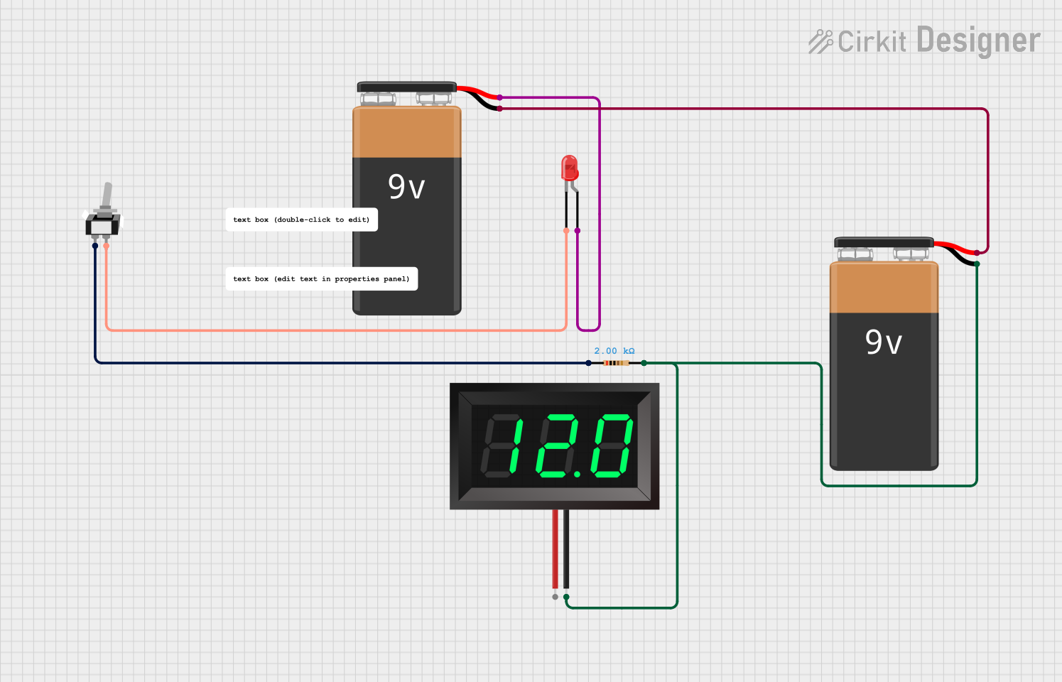 Image of test1: A project utilizing 7-Segment Panel Voltmeter in a practical application