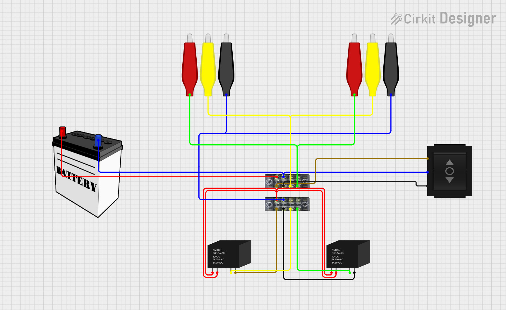 Image of Skema Lampu D2: A project utilizing AdaGator Top Yellow in a practical application