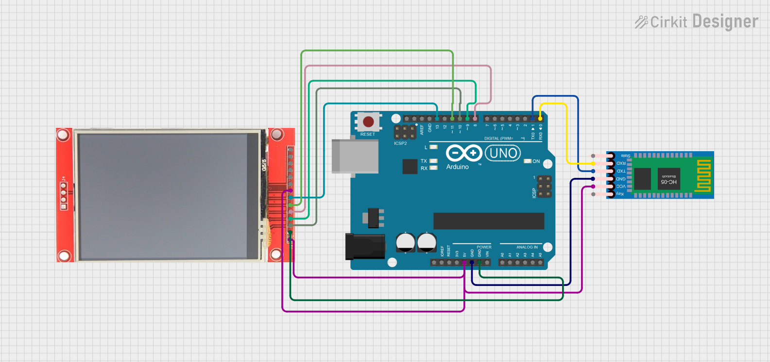 How to Use ili9341 tft display: Pinouts, Specs, and Examples | Cirkit ...