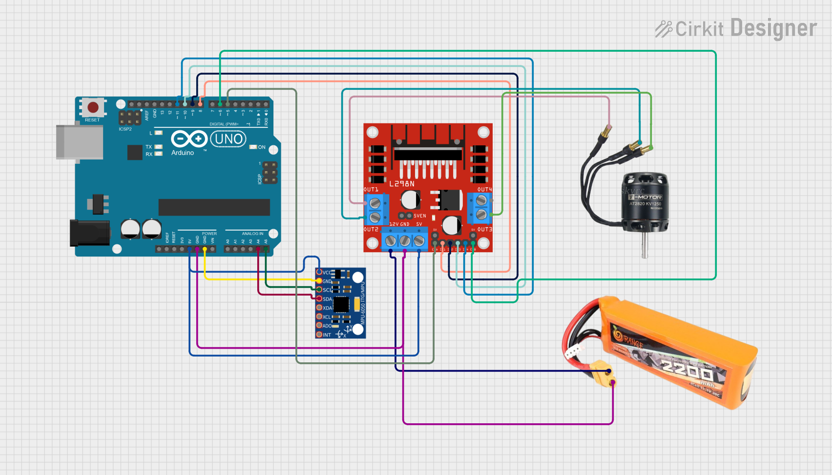 Image of reactionwheel: A project utilizing Adafruit DRV2605L in a practical application