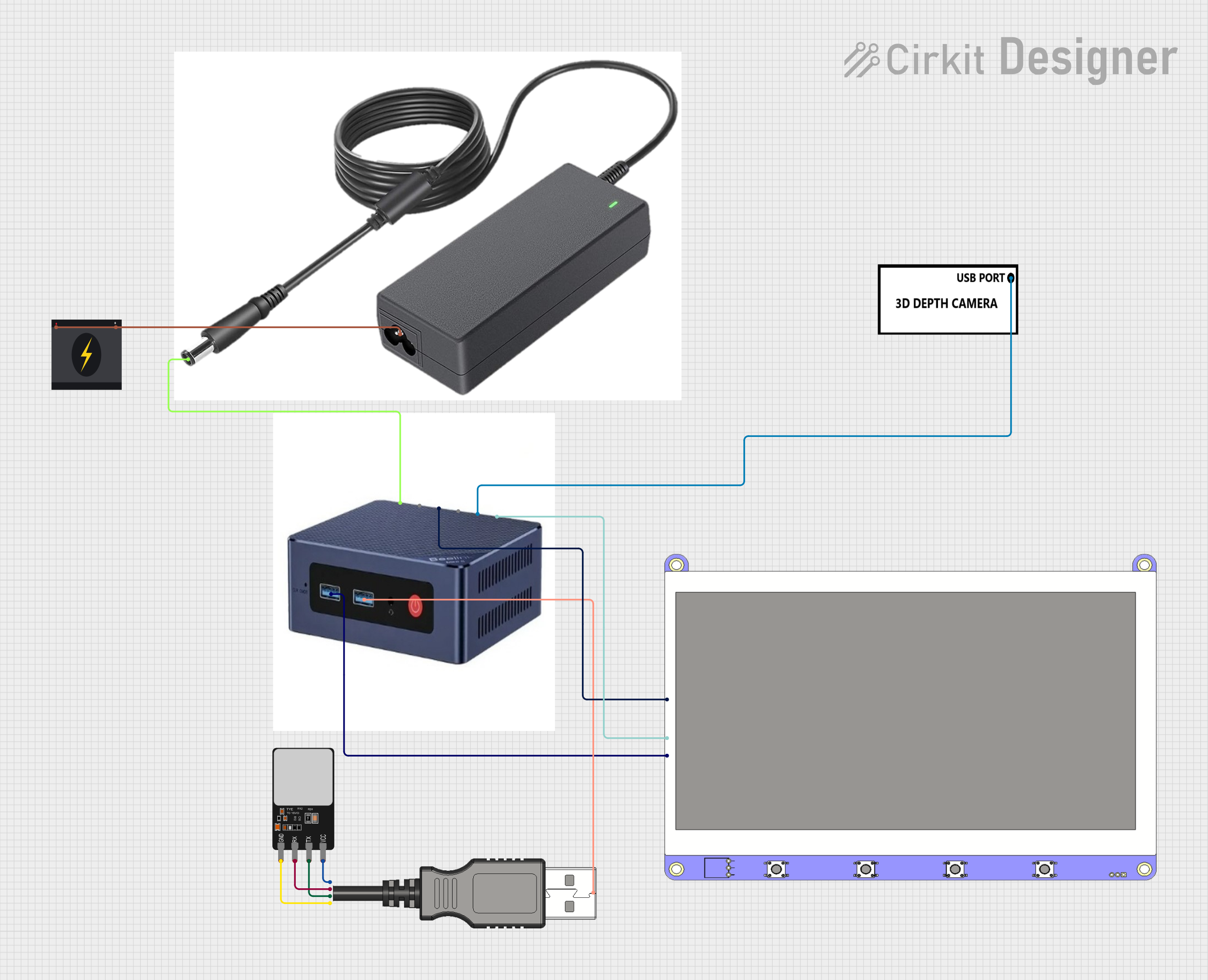 Image of Beelink MINI S12 N95-Based Smart Display System with Fingerprint Security and 3D Depth Camera