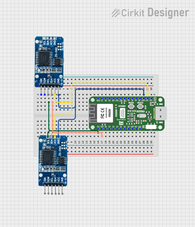 Image of DS: A project utilizing Adafruit PCF8523 RTC in a practical application