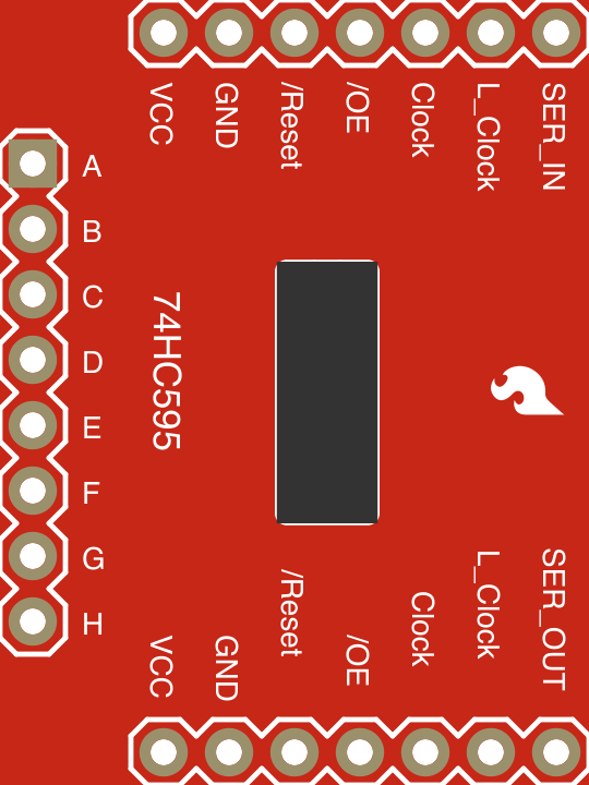 Image of Shift Register Breakout - 74HC595
