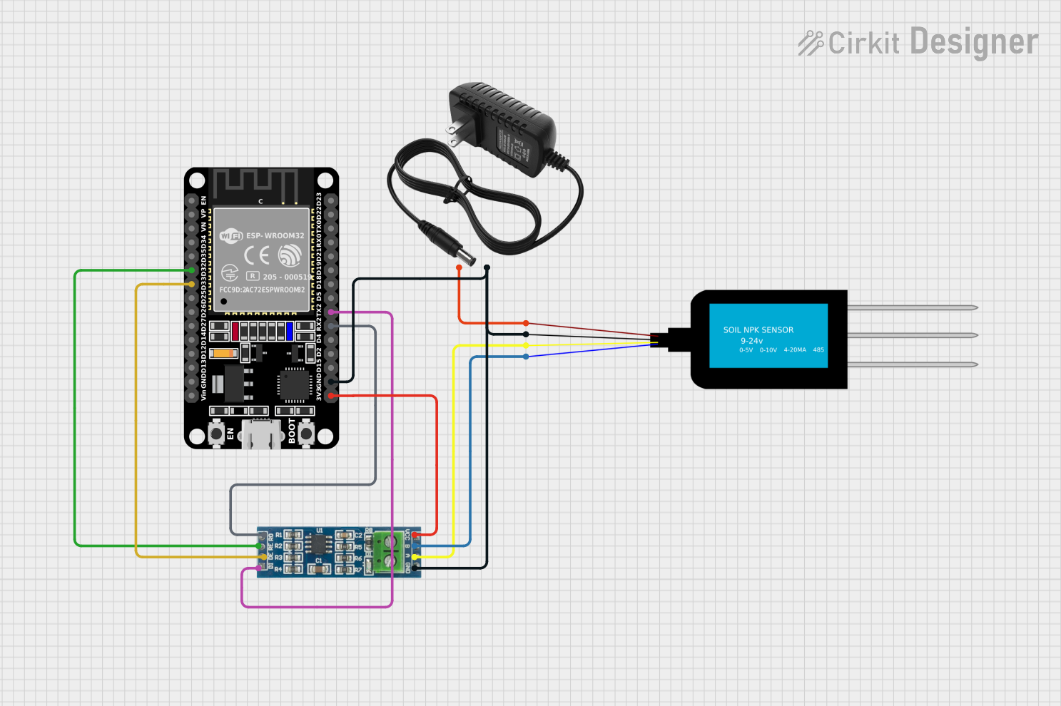 Image of npk: A project utilizing NPK Soil Sensor (mini) in a practical application