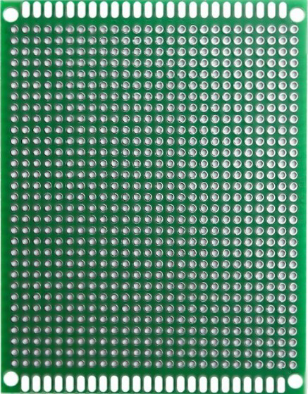 Image of 26 by 31 PCB board 2.54mm spacing