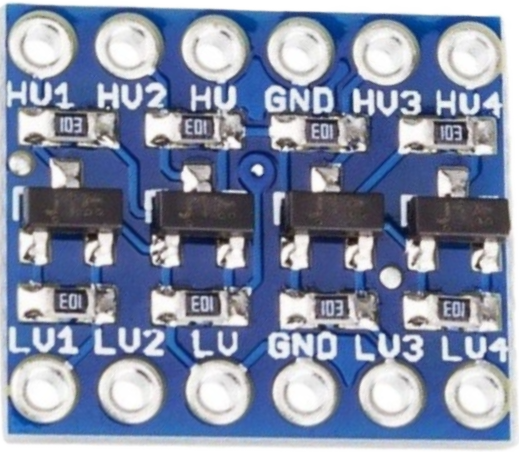Image of Logic level 3,3V-5V step-up (4 channels, SPI/UART)