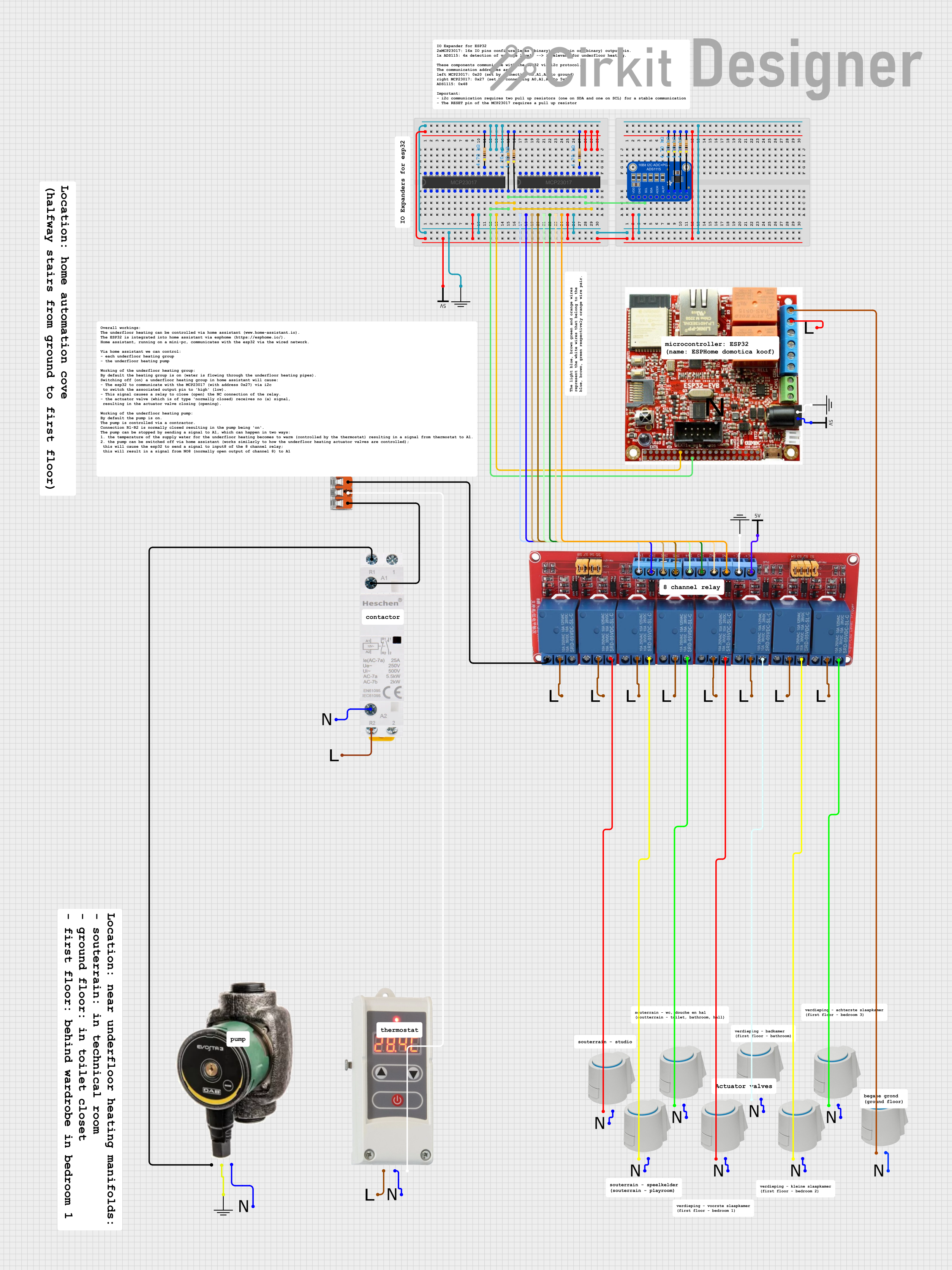 Image of Vloerverwarming: A project utilizing MCP73871 in a practical application