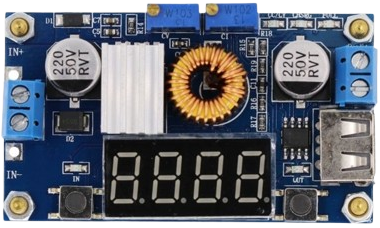 Image of Regulator XL 4015 with LCD Display with heatsink