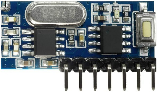 Image of 433Mhz RF Receiver (with onboard pairing)