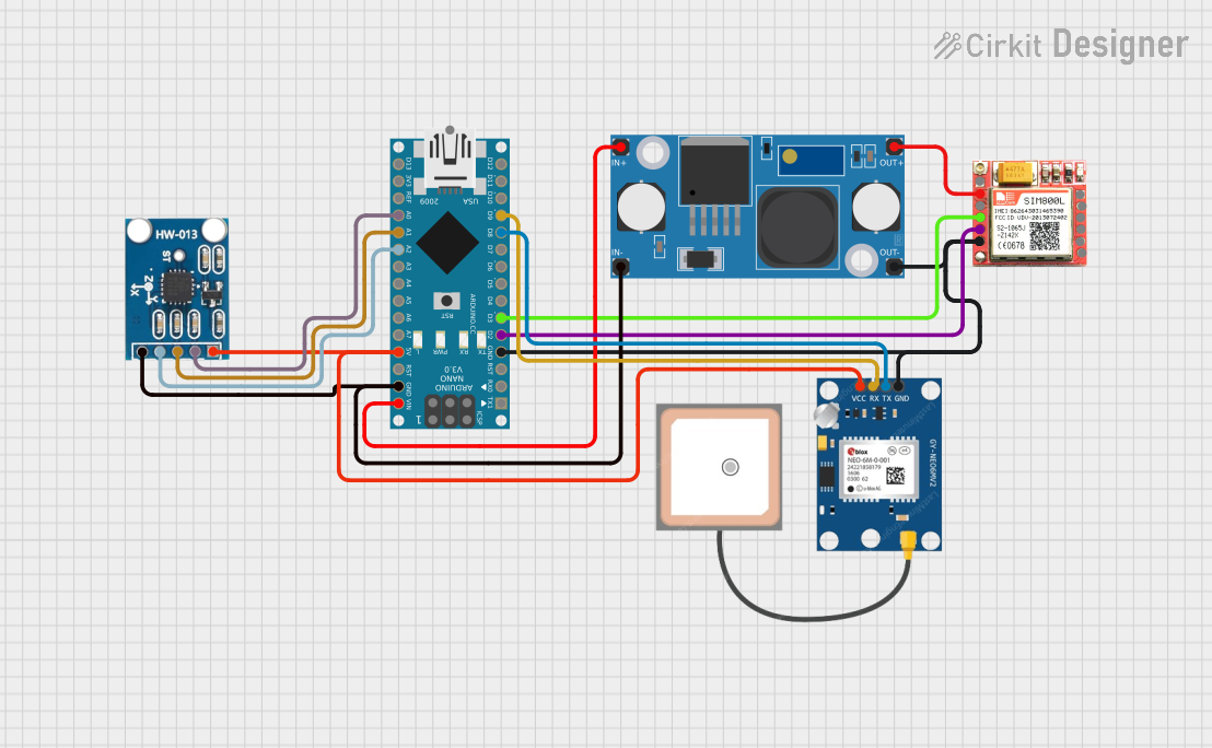 Image of Circuit Aayush: A project utilizing YL-83 Module LM393 in a practical application