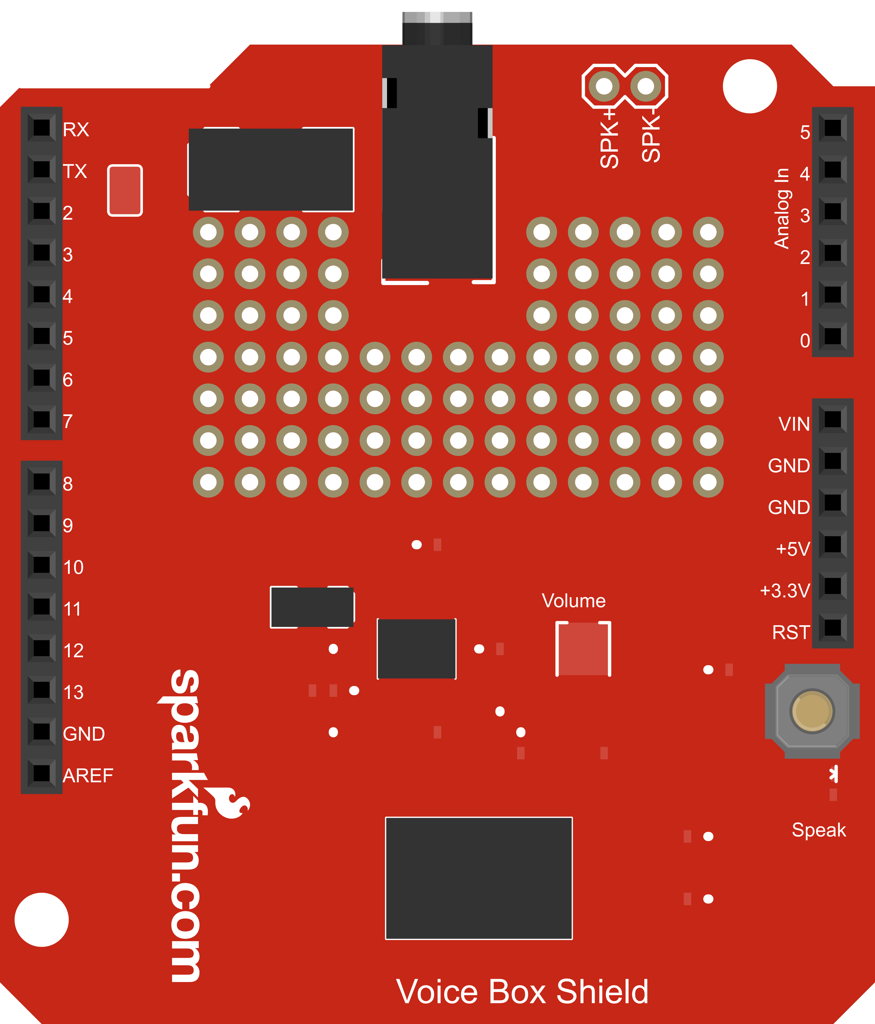 Image of Arduino Voicebox Shield (Stephen Hawking in a box)