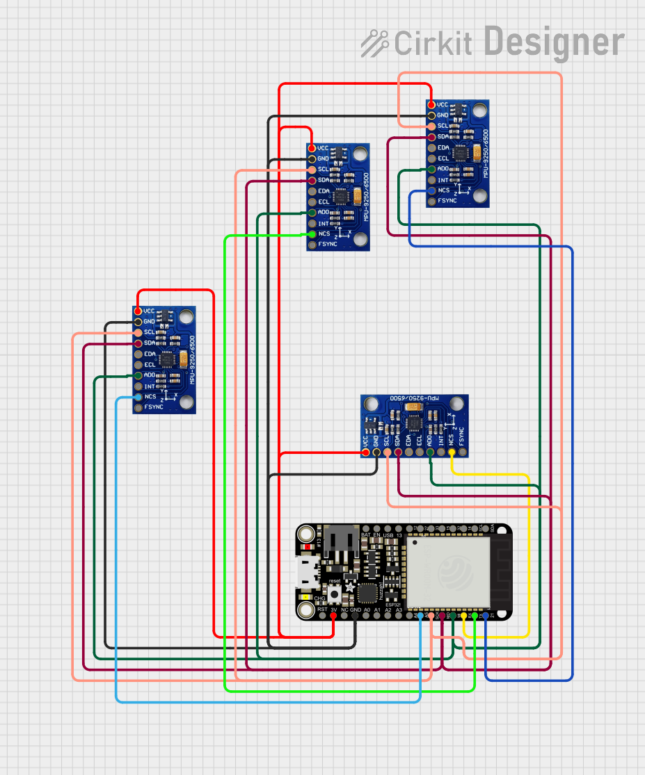 Image of GloveMouse: A project utilizing Adafruit HUZZAH32 ESP32 Feather in a practical application