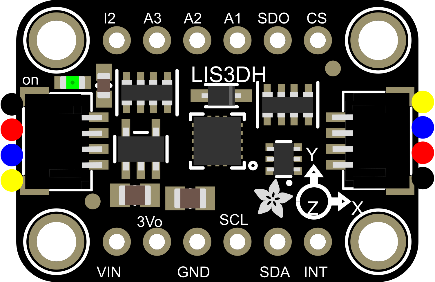 Image of Adafruit LIS3DH Triple-Axis Accelerometer