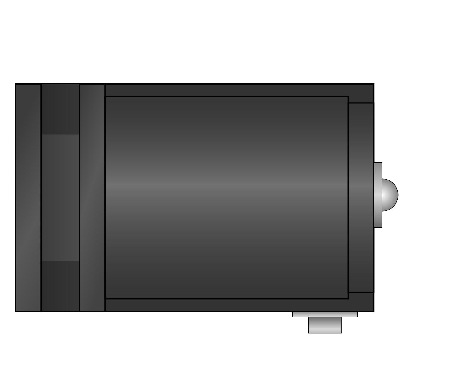 Image of 2.1mm DC Barrel Jack to Pigtail