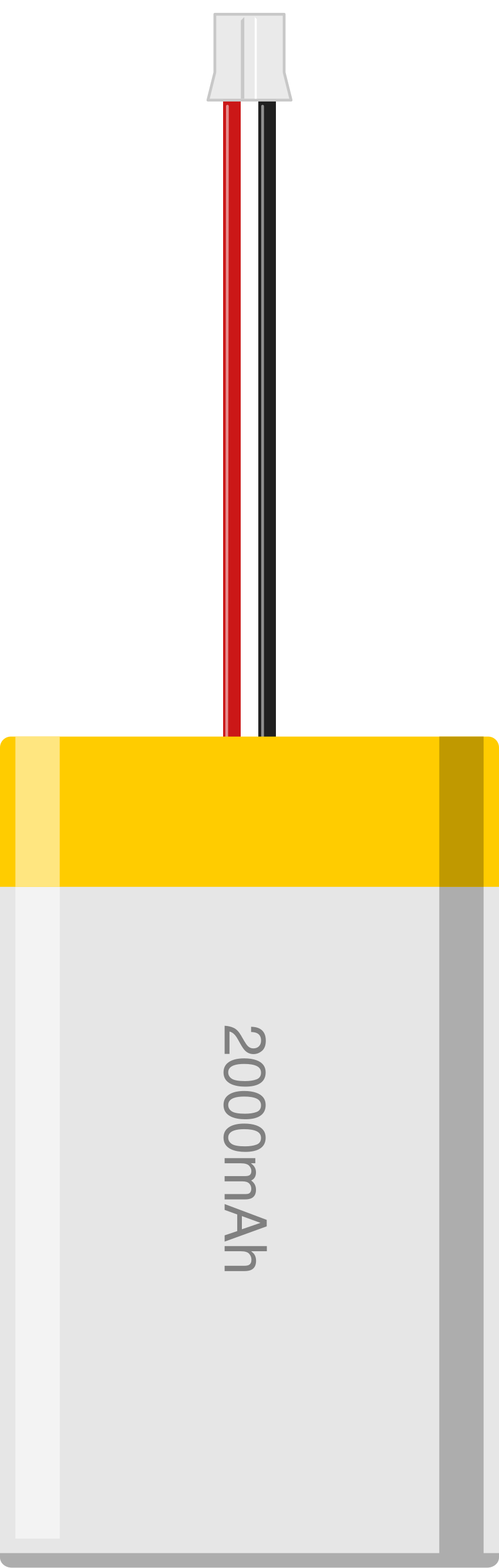 Image of Lithium Ion Polymer Battery 3.7v 2000mAh