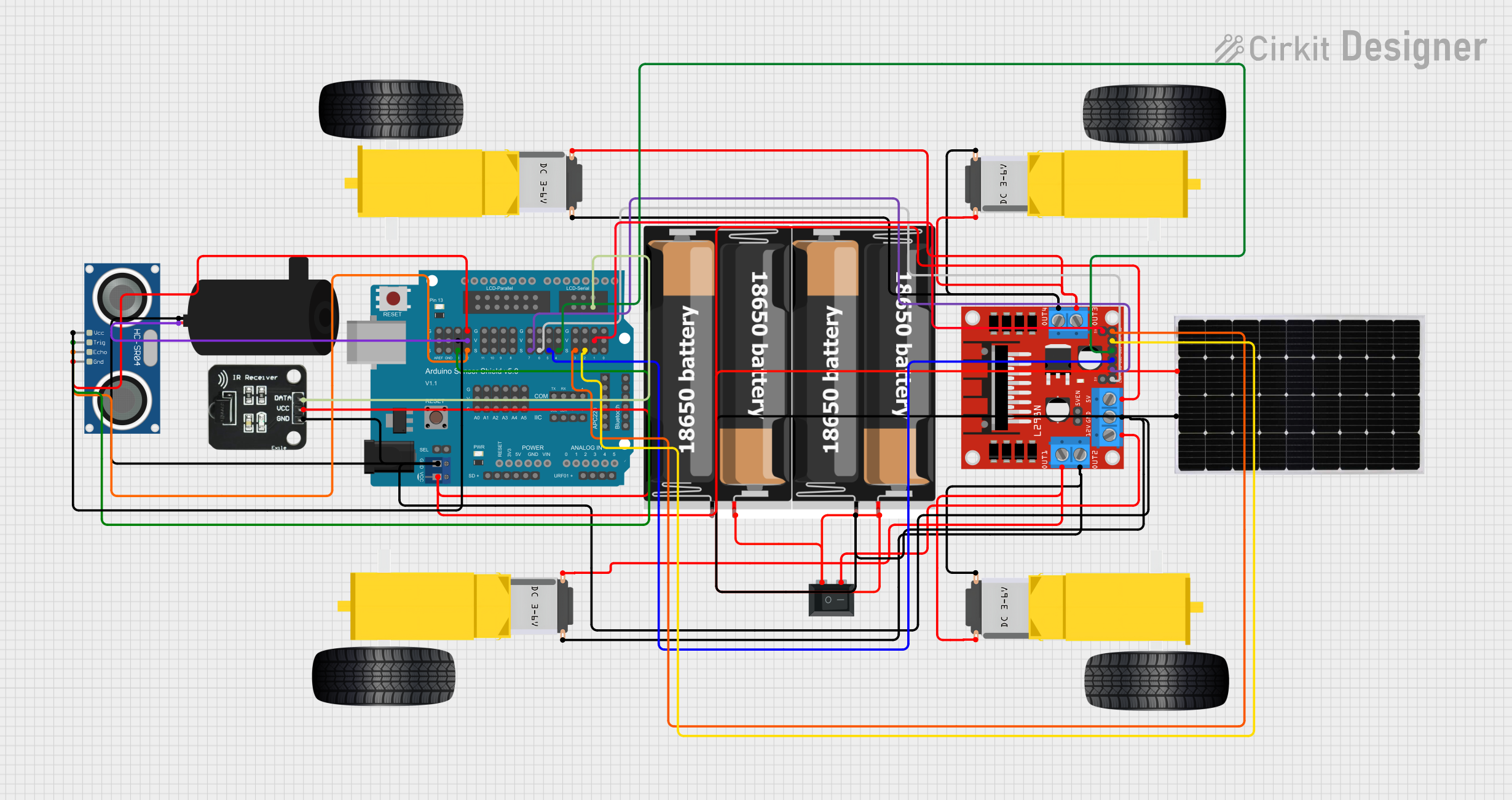 Image of GRS: A project utilizing motor(forward/Reverse) in a practical application