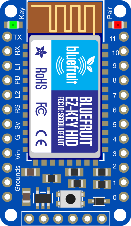Image of Adafruit Bluefruit EZ-KEY