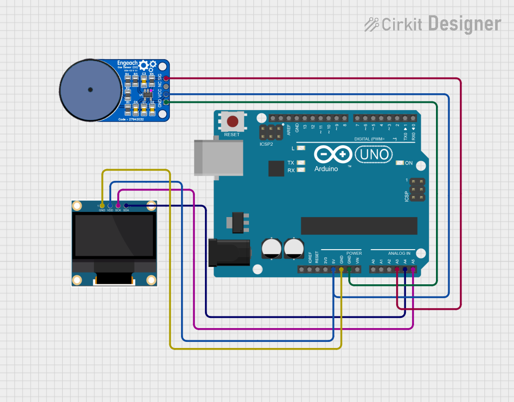 Image of Copy of Arduino ME3-H2S: A project utilizing ME2-CO Module in a practical application