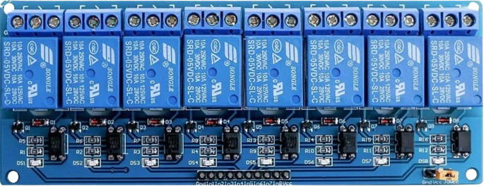 Image of 8 Channel 5v Relay