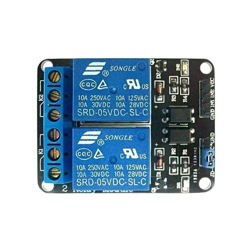 Image of relay 2 chanel 5v