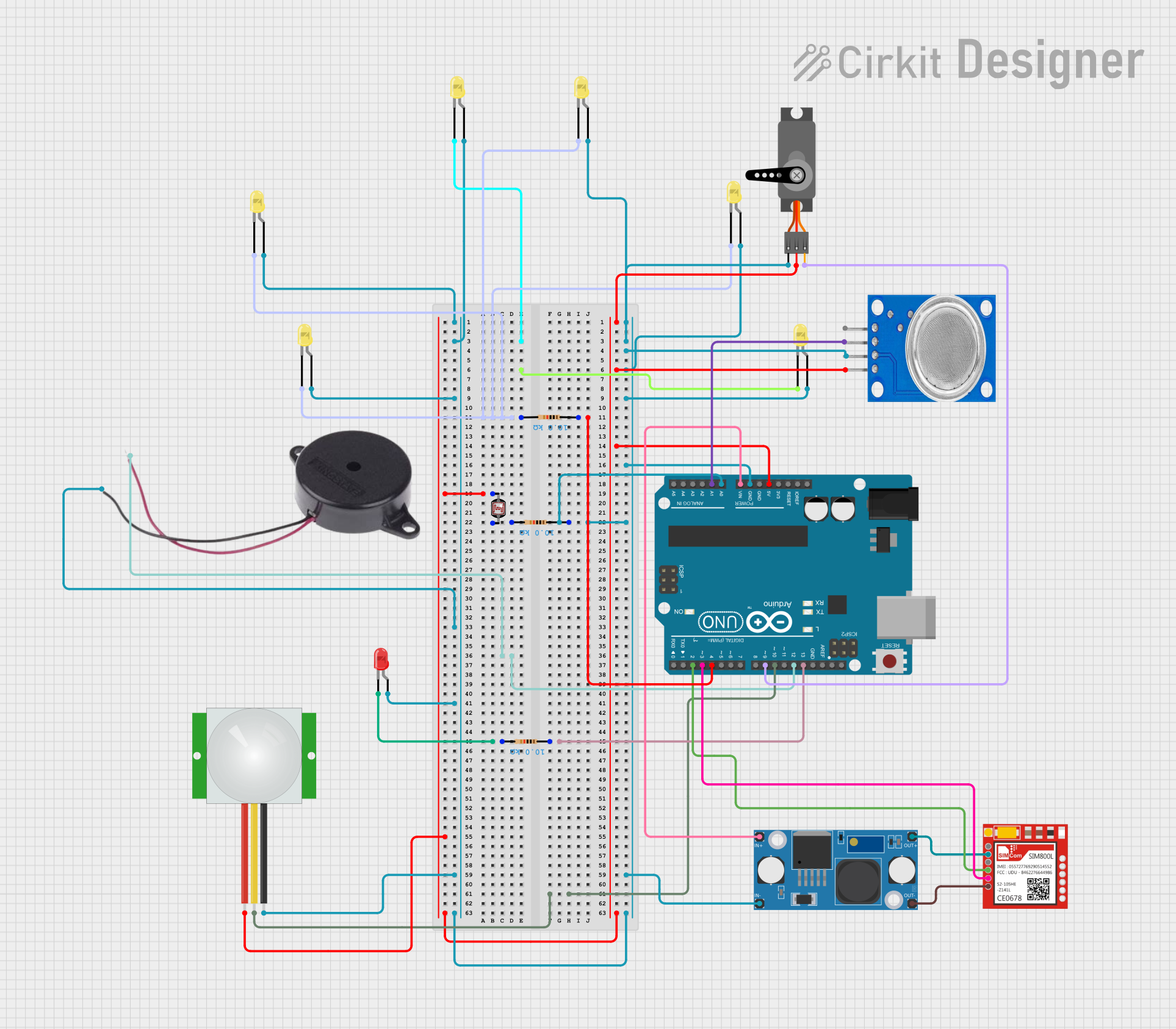 Image of Smart Home Securityv3: A project utilizing LM5574 in a practical application