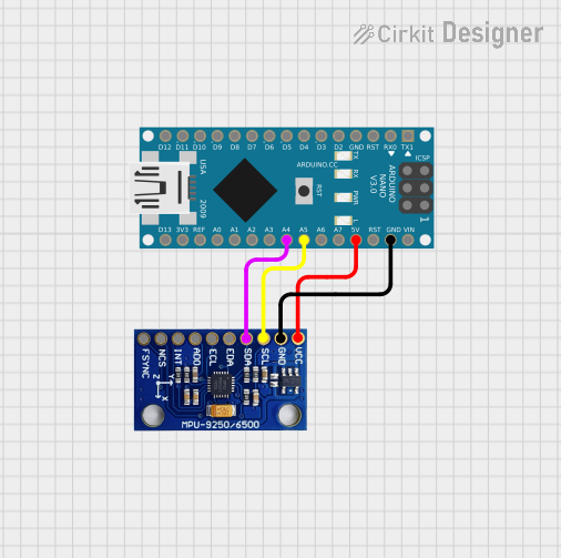 Image of MPU-9250: A project utilizing MPU-9250/6500/9255 in a practical application