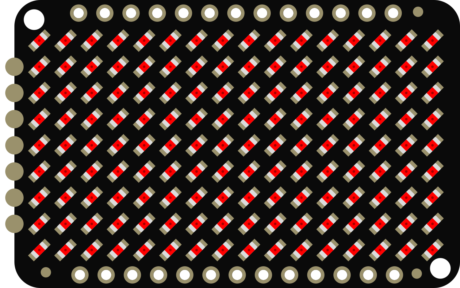 Image of Adafruit Charlieplex 9x16 Red