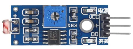 Image of Photoresistor Light Sensor 3Pin 3.3V-5V 5MM LDR LM393