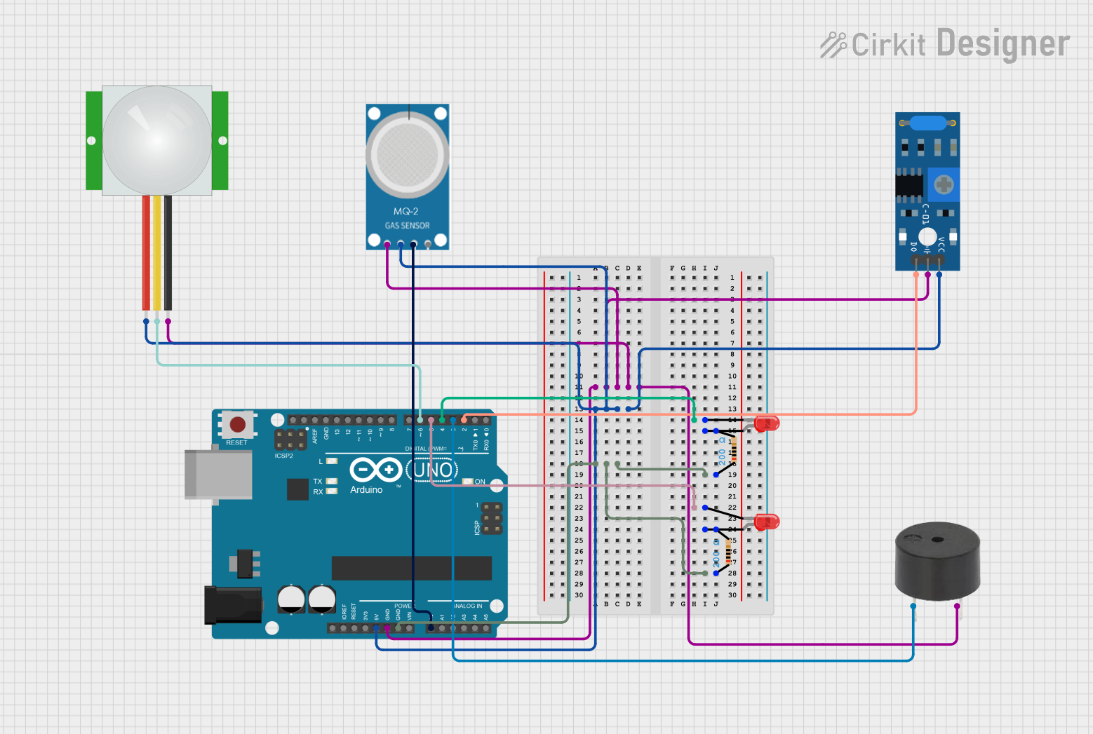 Image of pir: A project utilizing vibrational_sensor in a practical application
