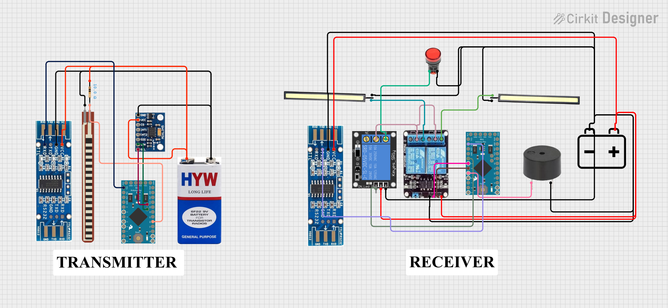 Image of bicycle FULL: A project utilizing Arduino Pro Mini in a practical application