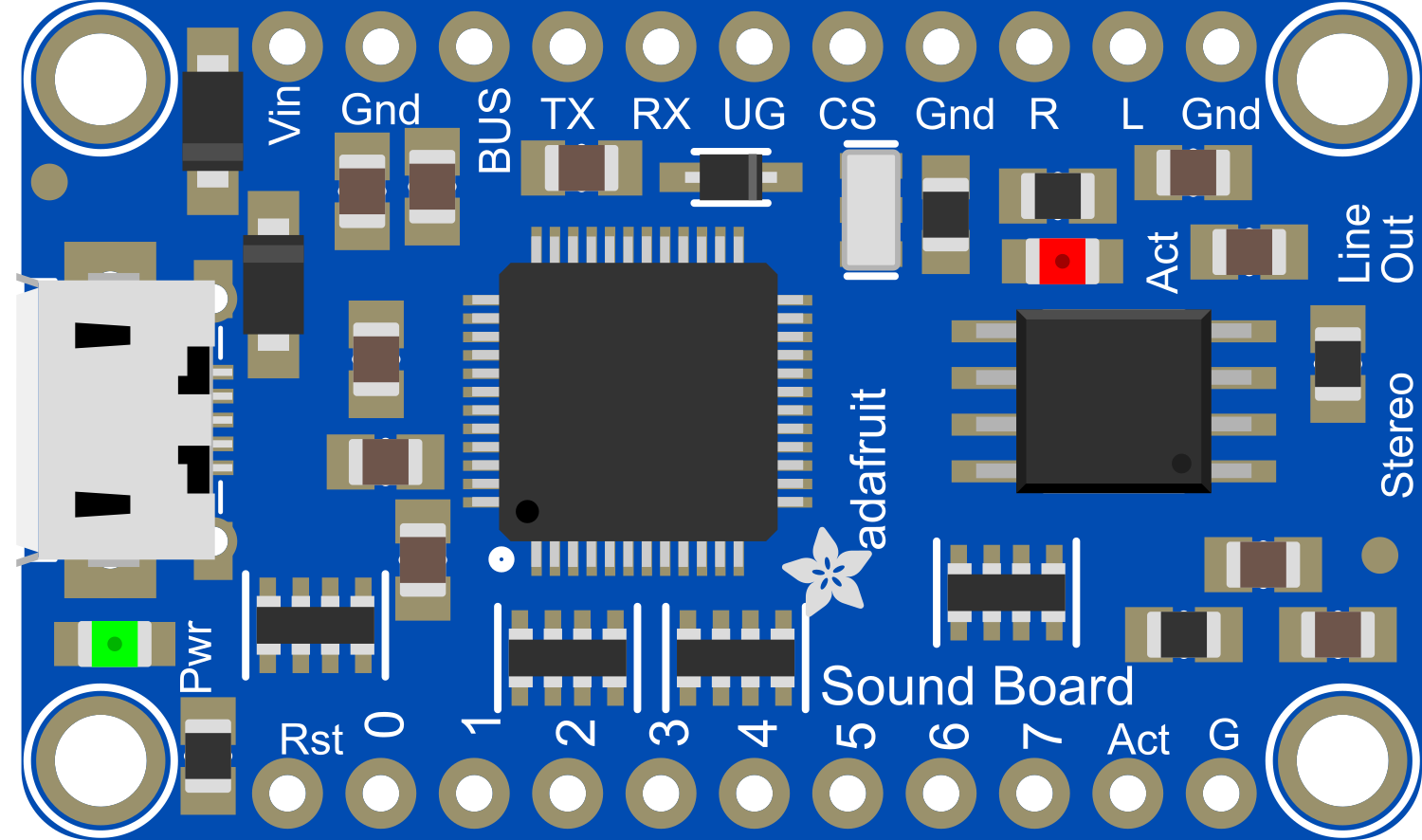 Image of Adafruit Audio FX Mini Sound Board