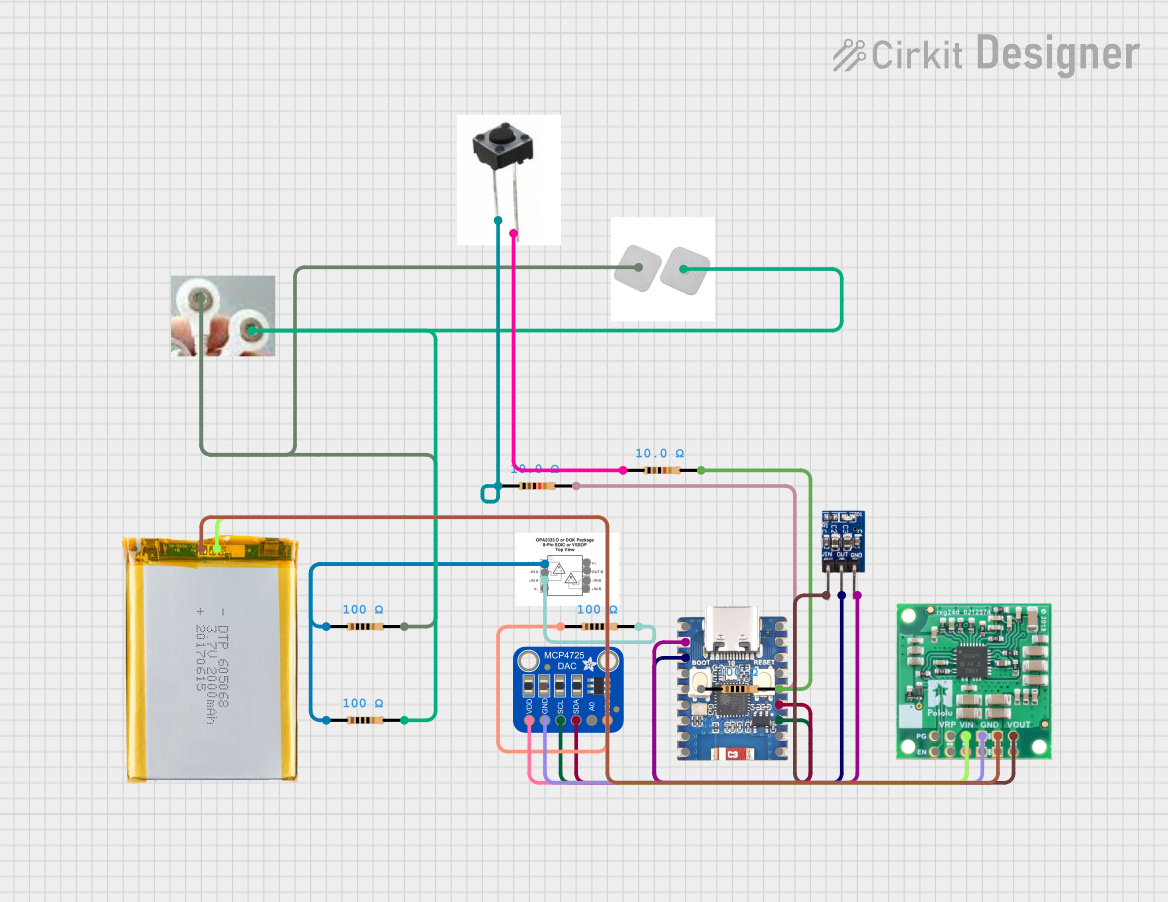 Image of pp: A project utilizing Adafruit MCP4725 Breakout Board - 12-Bit DAC in a practical application