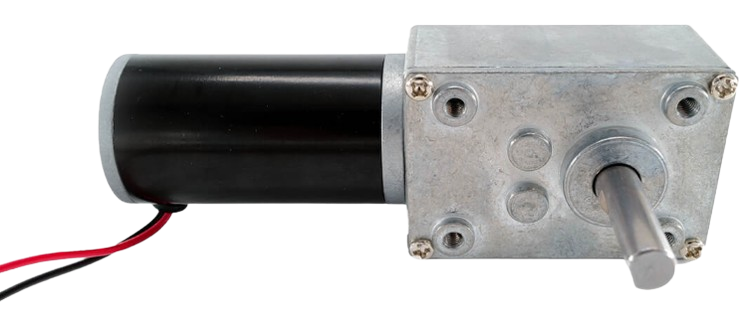 Image of DC motor with Gear