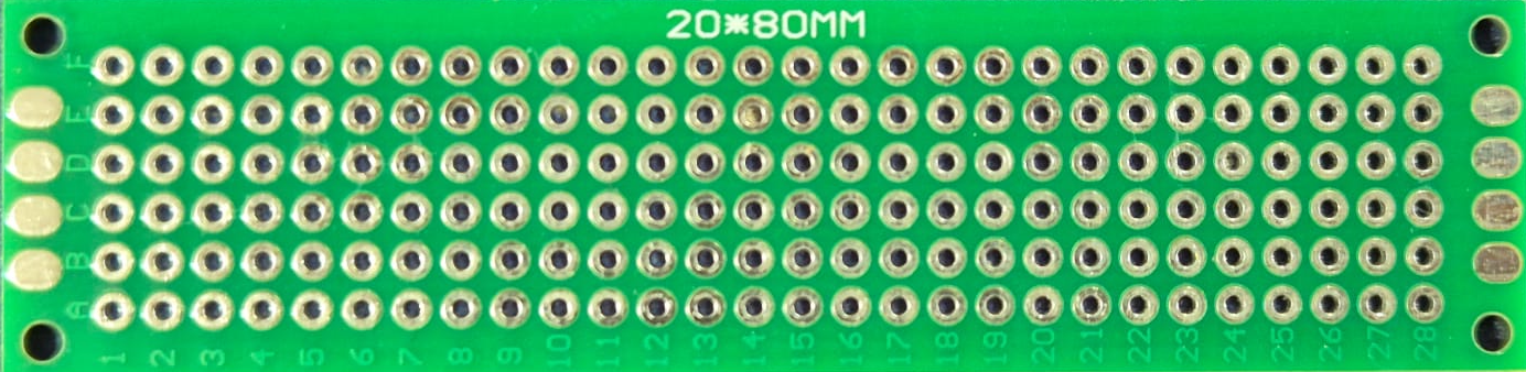 Image of 20x80mm perf board