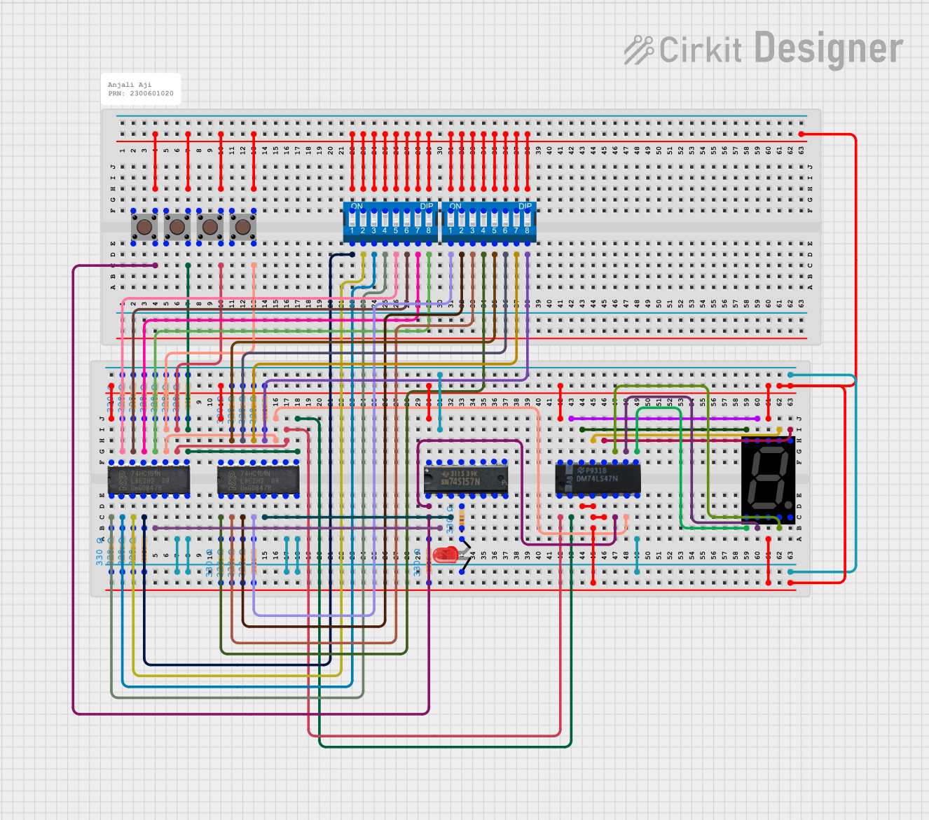 Image of MUX_tree_1: A project utilizing DIP Switch (8 Position) in a practical application