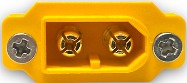 Image of XT60 Male Panel Mount