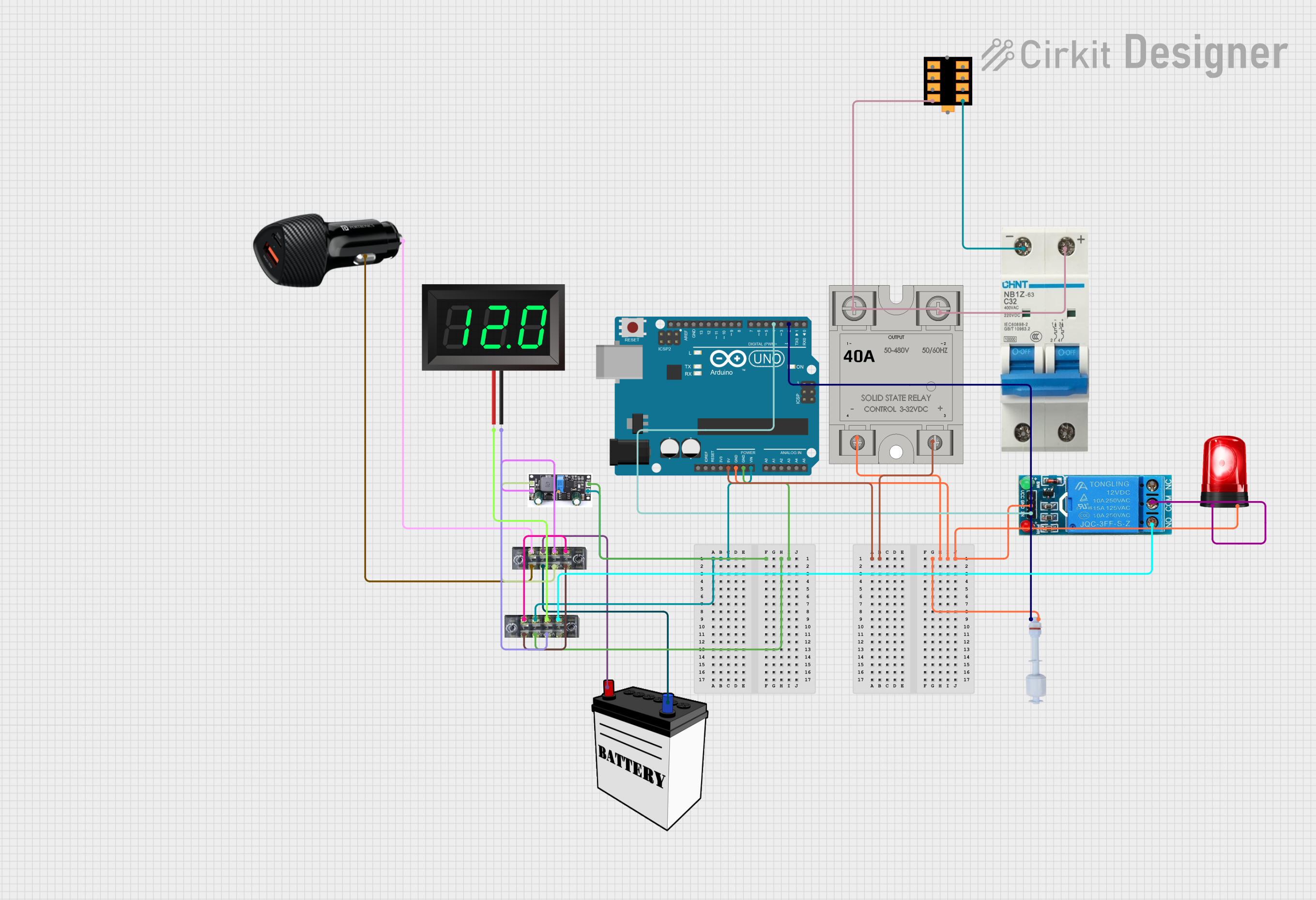 Image of BREAKER SCHEMATIC: A project utilizing Siren in a practical application