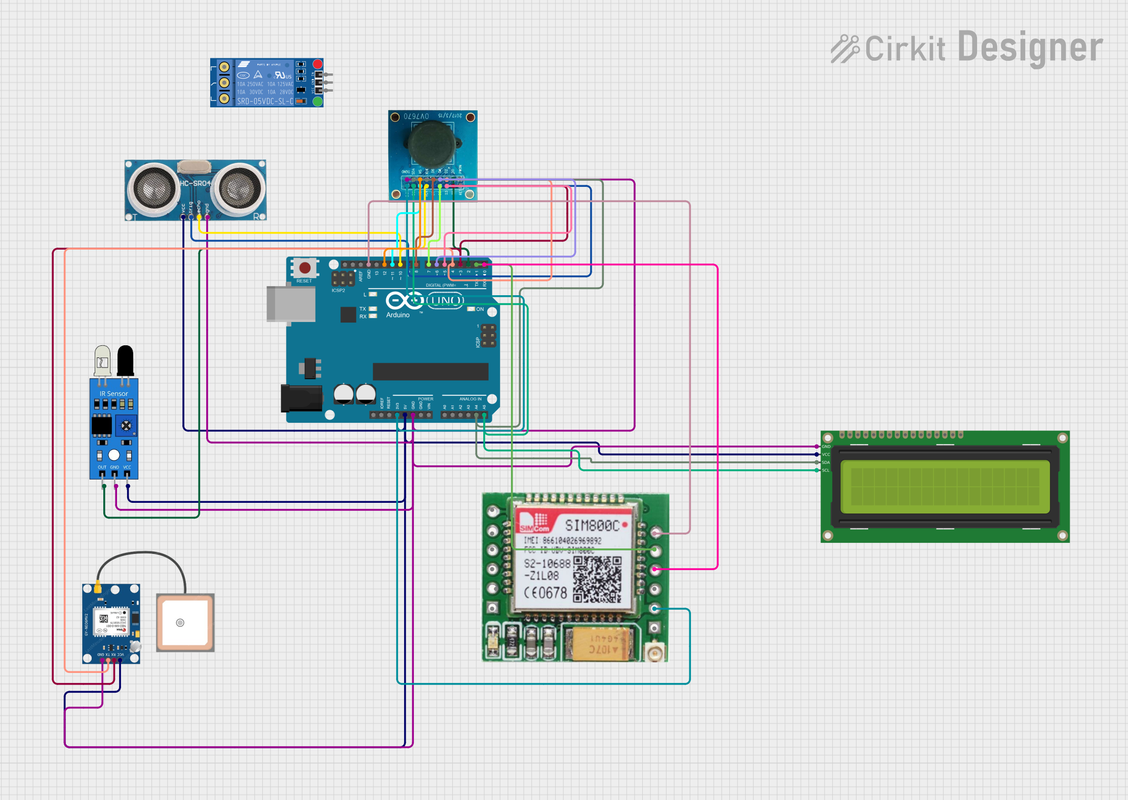 Image of pot new: A project utilizing KY-032 Infrared Obstacle Avoidance Sensor Module in a practical application