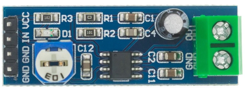 Image of LM386 audio amplifier module