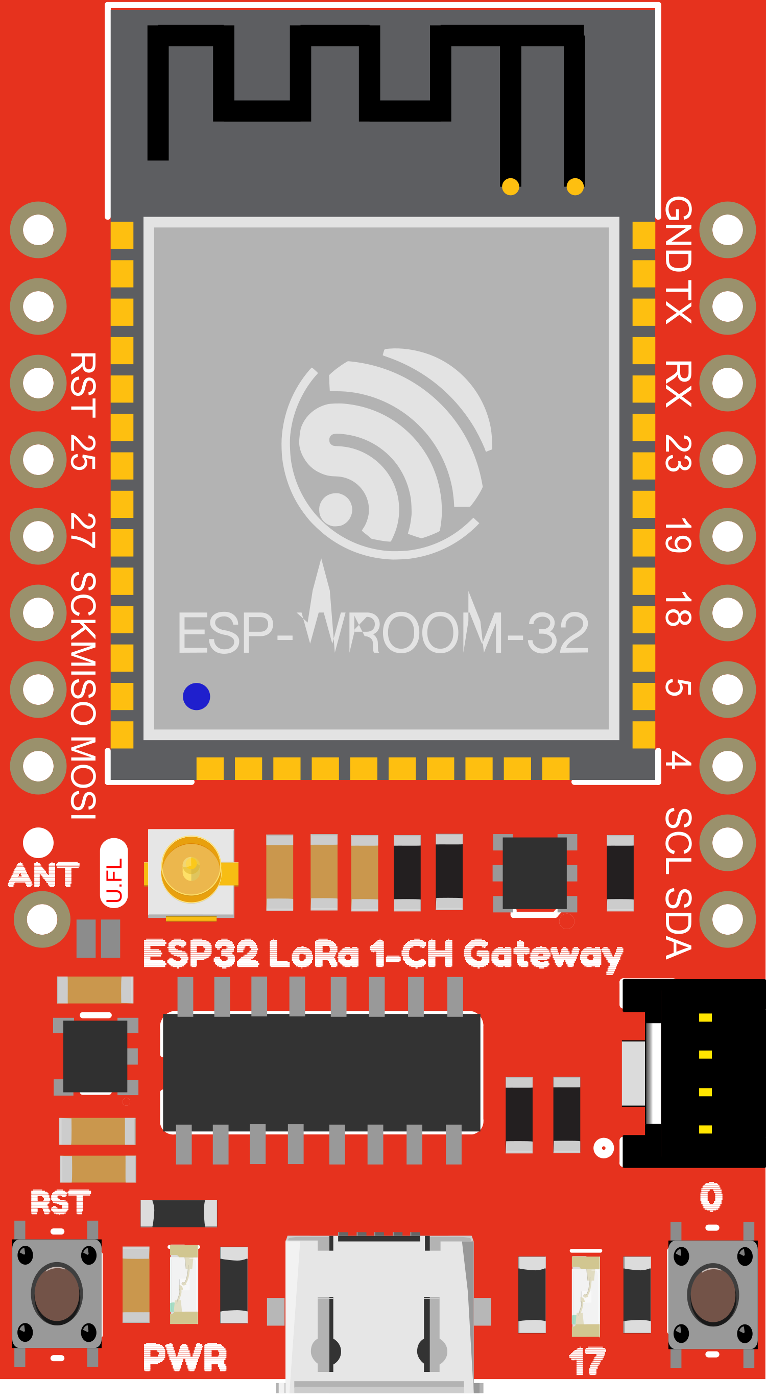 Image of SparkFun ESP32 LoRa_1 Channel Gateway