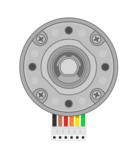 Image of DC Motor with Encoder