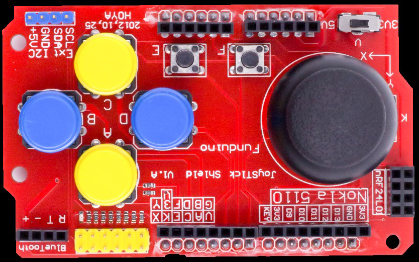 Image of Arduino Joystick Shield