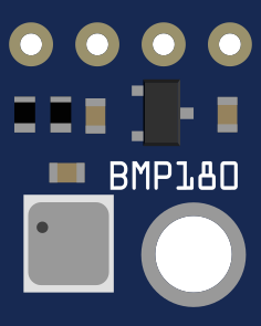 Image of Barometric Pressure Sensor - BMP180 Breakout (GY-68)