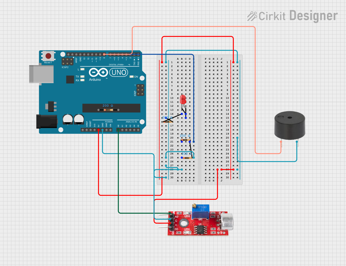 Image of research: A project utilizing Active buzzer in a practical application