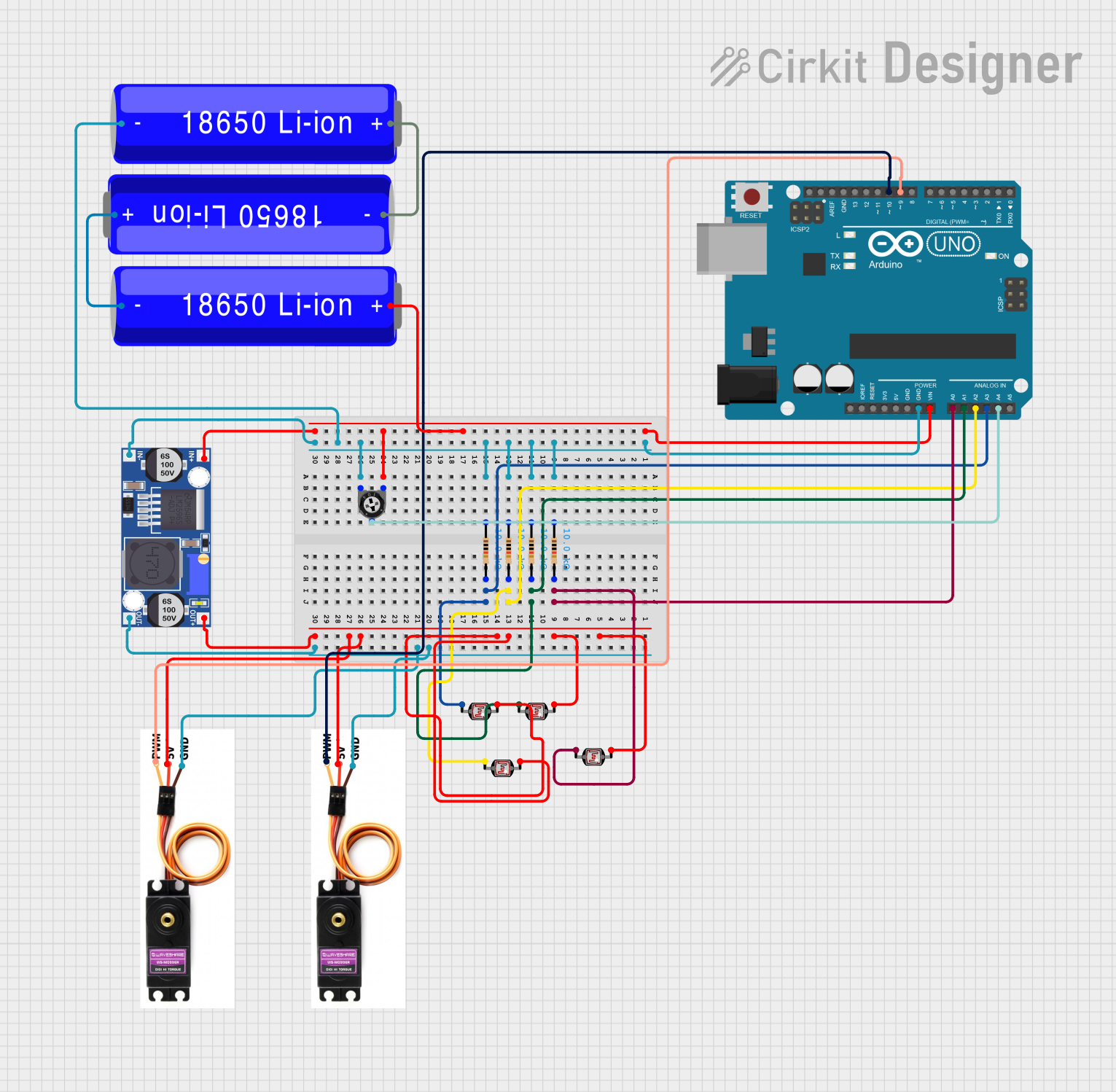 Image of solar tracking mechanism: A project utilizing Panel Surya in a practical application