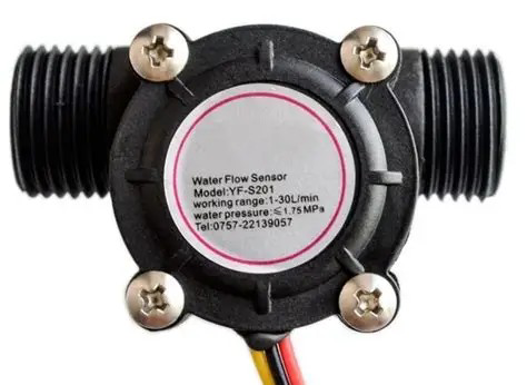Image of sensor flow water